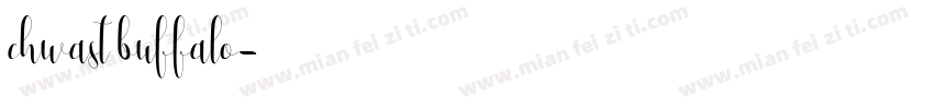 chwast buffalo字体转换